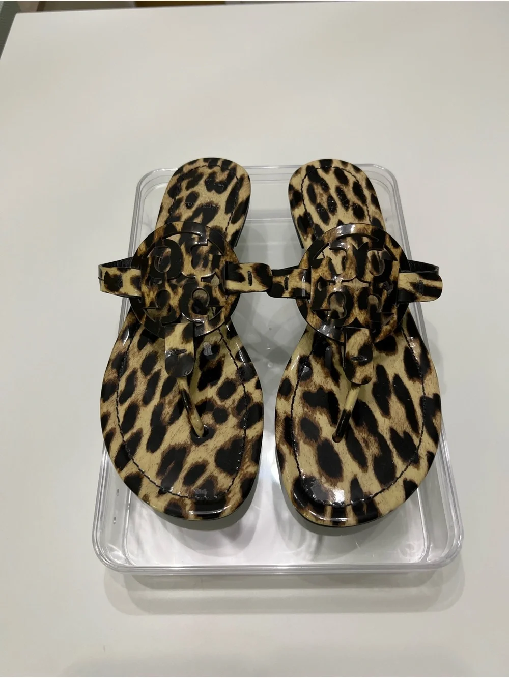 Tory Burch Miller Leopard Print Sandals